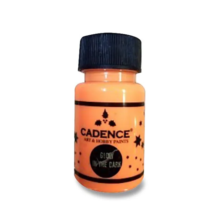Hlavný obrázok produktu Akrylové barvy Cadence Premium 50 ml, svítící ve tmě, oranžová
