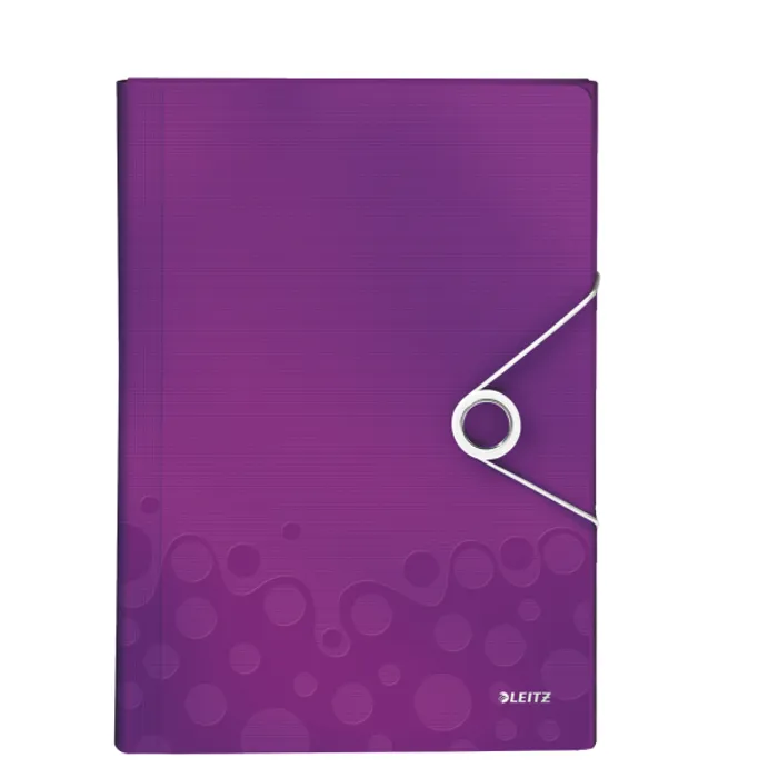 Hlavný obrázok produktu Aktovka s přihrádkami Leitz WOW, PP, purpurová