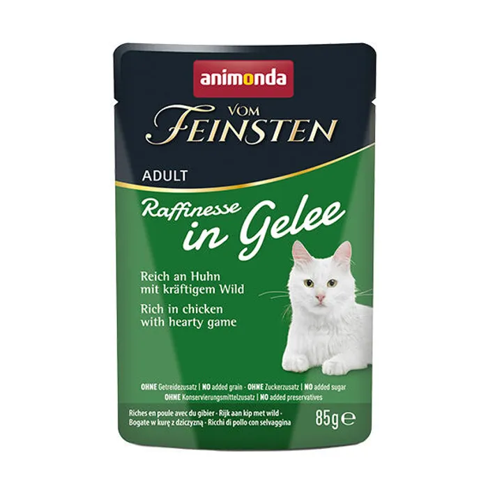 Hlavný obrázok produktu ANIMONDA VF Raffinesse in Jelly - kuře a divočina, 85 g