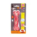 Ďalší obrázok produktu Antibakteriálna dentálna kosť s vôňou hovädzieho steaku HipHop prírodná guma 11 cm