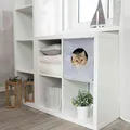 Ďalší obrázok produktu ANTON filcová krabica/jaskyňa pre mačku, vhodné do IKEA regálu 33cm sivá