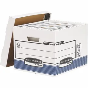 Archivačný kontajner BANKERS BOX® SYSTEM, modrá, FELLOWES [10 ks]