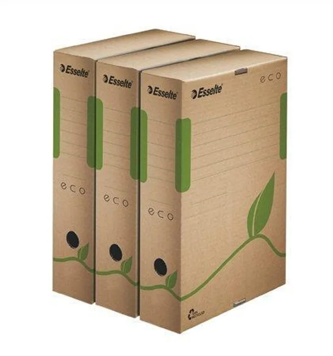 Hlavný obrázok produktu Archivační krabice Esselte Eco 80 mm, Přírodní hnědá