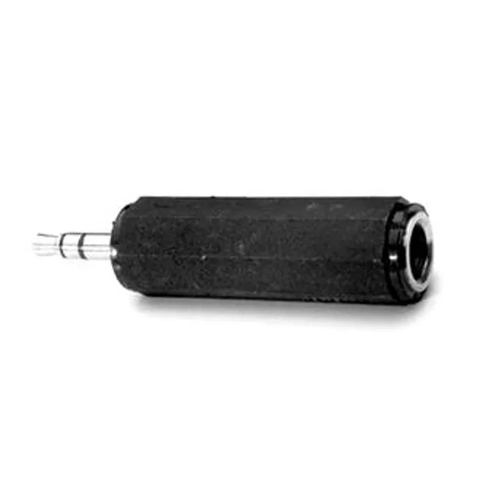 Hlavný obrázok produktu Audio Redukce, Jack (3,5mm) M-Jack (6,3mm) F, 0, stereo, černá, Logo