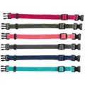 Ďalší obrázok produktu Balenie nylon.rozoznávacích obojkov pre šteňatá S-M 17-25cm/10mm,malin,sivá,mod,khaki,ruž,ty