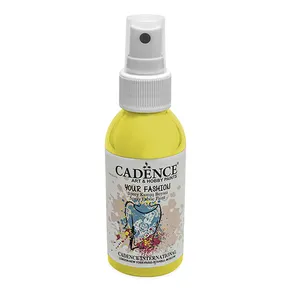 Farba na textil Cadence Your Fashion, žltá, 100 ml