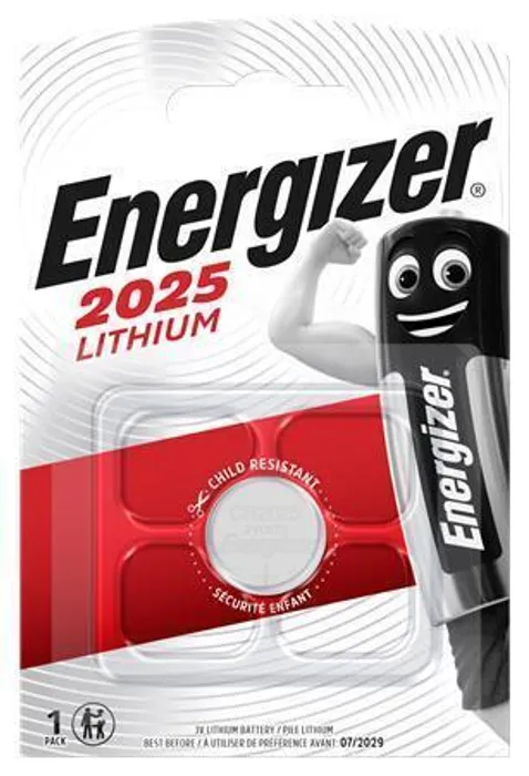 Hlavný obrázok produktu Baterie knoflíková, CR2025, 1 ks v balení, ENERGIZER