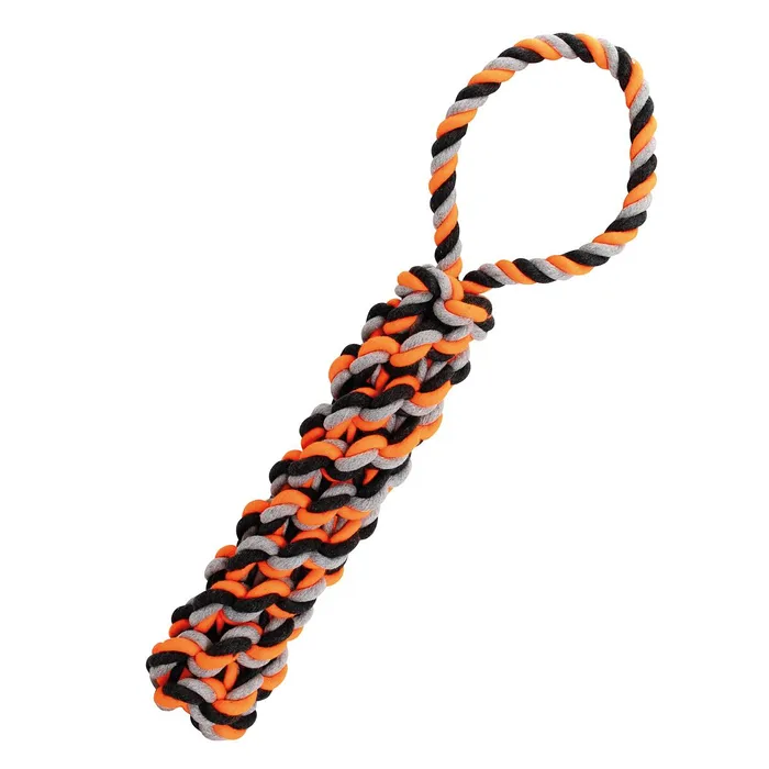 Hlavný obrázok produktu Bavlněný pešek HipHop 40 cm / 215 g šedá, tm.šedá, oranžová