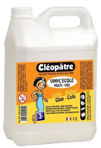 Biele PVA lepidlo VINYL'ECOLE 5 kg, CLEOPATRE