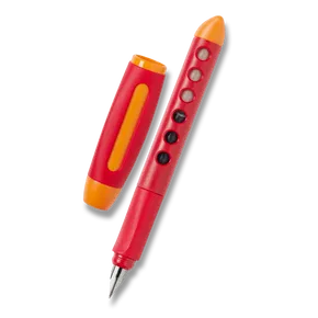 Bombičkové pero Faber- Castell Scribolino pre ľavákov, červené