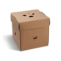 Ďalší obrázok produktu Burger box (PAP - FSC Mix) rozkladací nepremastiteľný kraft 145 x 145 x 150 mm [50 ks]