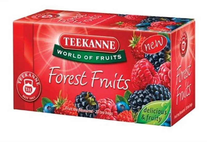Hlavný obrázok produktu Čaj, ovocný, 20x2,5 g, TEEKANNE "Forest Fruits", lesní plody