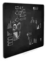 Ďalší obrázok produktu Čierna bezrámová magnetická tabuľa na kriedy - Qboard 150 x 97 cm