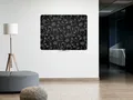 Ďalší obrázok produktu Čierna bezrámová magnetická tabuľa na kriedy - Qboard 150 x 97 cm