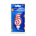 Ďalší obrázok produktu Číslová sviečka "5" 75mm [1 ks]