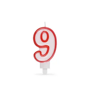 Číslová sviečka "9" 75mm [1 ks]