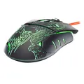 Ďalší obrázok produktu Defender Myš Alfa GM-703L, 3200DPI, optická, 6tl., drôtová USB, čierna, herná, podsvietená