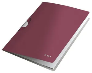 Dosky s klipom PP, A4, Leitz "Style ColorClip", granátovočervené