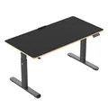 Ďalší obrázok produktu Dětský pracovný stôl, elektricky nastaviteľná výška, čierna doska, 120X60 cm, 55-81 cm, PU