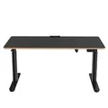 Ďalší obrázok produktu Dětský pracovný stôl, elektricky nastaviteľná výška, čierna doska, 120X60 cm, 55-81 cm, PU