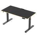 Ďalší obrázok produktu Dětský pracovný stôl, elektricky nastaviteľná výška, čierna doska, 120X60 cm, 55-81 cm, PU