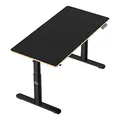 Ďalší obrázok produktu Dětský pracovný stôl, elektricky nastaviteľná výška, čierna doska, 120X60 cm, 55-81 cm, PU