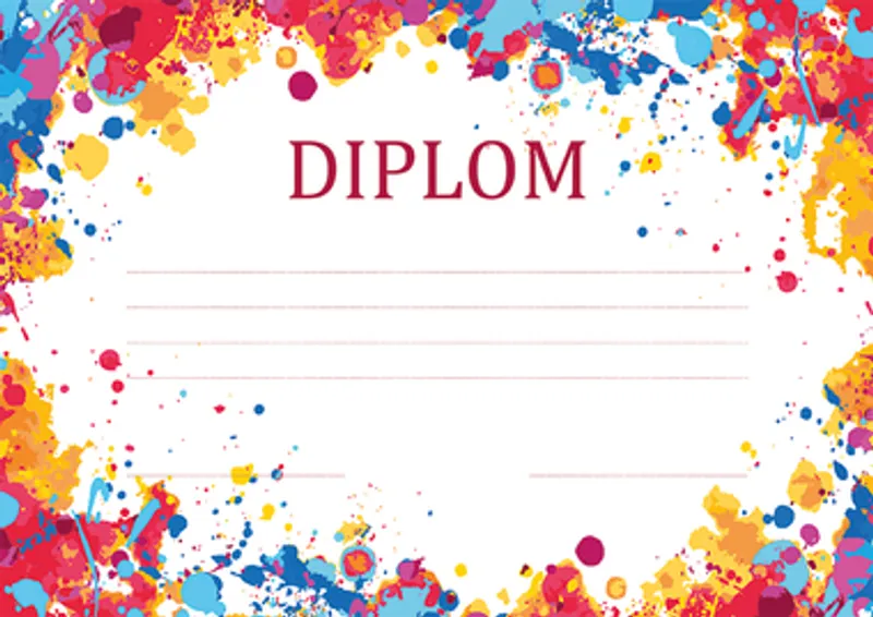 Hlavný obrázok produktu Diplom A4 Barvy