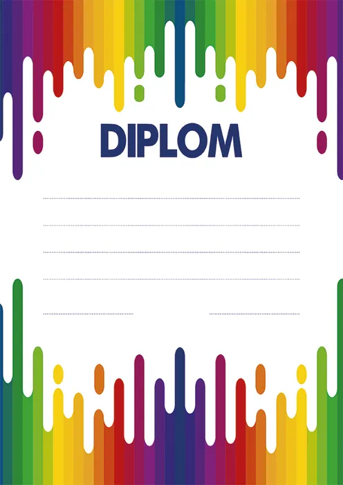 Hlavný obrázok produktu Diplom A4 Duha