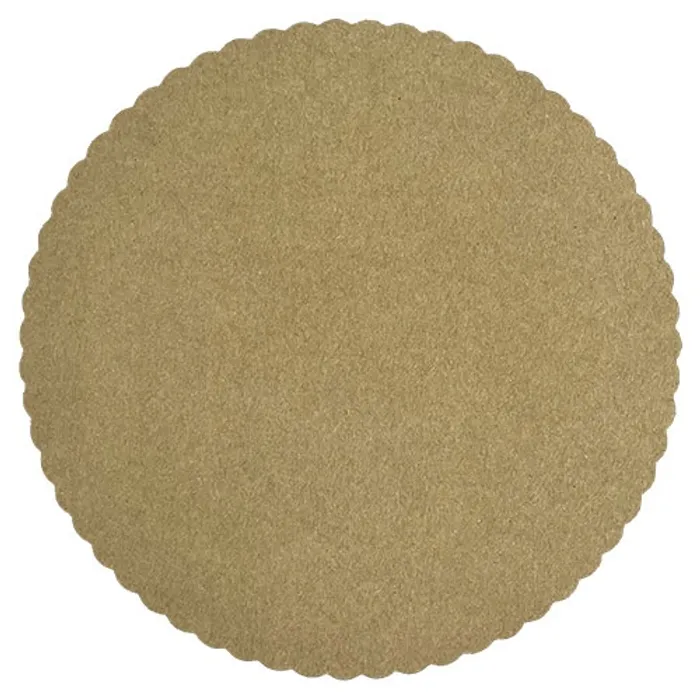 Hlavný obrázok produktu Dortová podložka KRAFT 25 cm s tukovou bariérou [100 ks]