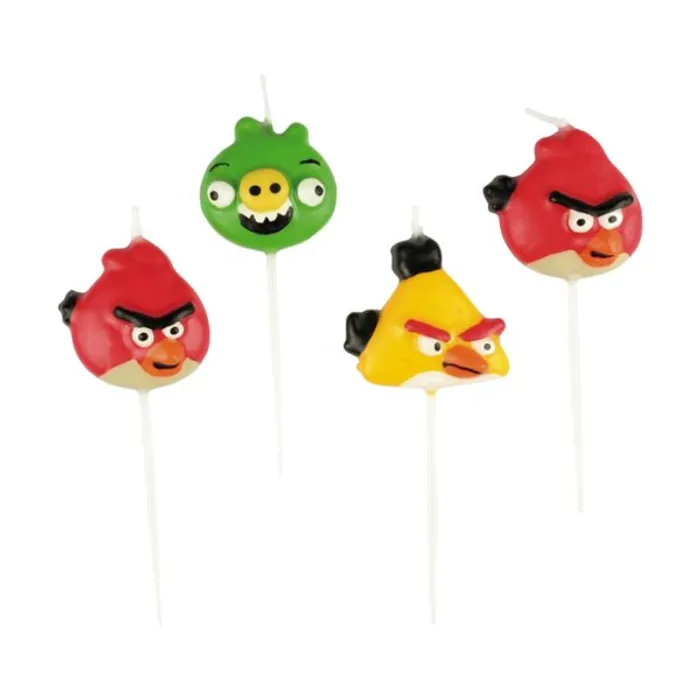 Hlavný obrázok produktu Dortové svíčky Angry Birds, mix motivů [4 ks]