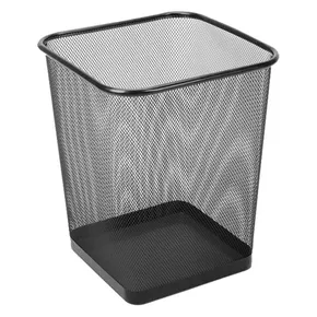 Drôtený kôš hranatý, čierny 20l