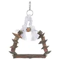 Ďalší obrázok produktu Drevená hojdačka z prírodného dreva 15x20 cm