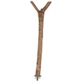 Ďalší obrázok produktu Drevené bidielko Y s kovovým úchytom do klietky 35cm/18mm