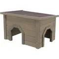 Ďalší obrázok produktu Drevený domček NATURA morča, 50 x 30 x37 cm, šedo-zelená