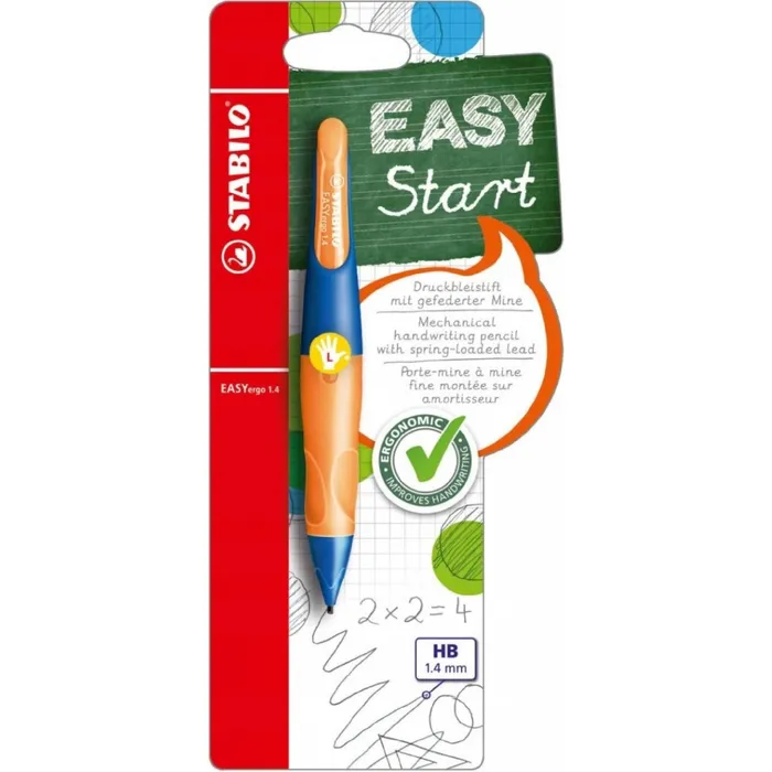 Hlavný obrázok produktu Ergonomická mechanická tužka pro leváky STABILO EASYergo 1.4 modrá/oranžová