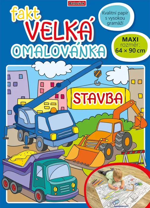 Hlavný obrázok produktu Fakt velká omalovánka - Stavba