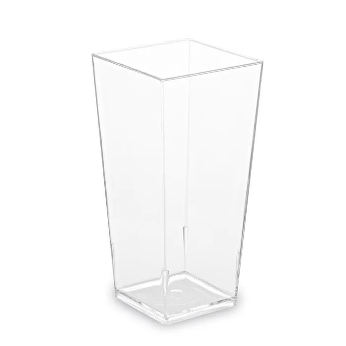 Hlavný obrázok produktu Fingerfood kelímek hranatý, čirý 4 x 4 x 8,2 cm - 85 ml [40 ks]