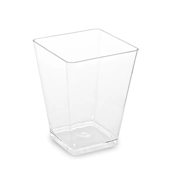 Hlavný obrázok produktu Fingerfood kelímek hranatý, čirý 5,8 x 5,8 x 7,6 cm - 160 ml [20 ks]