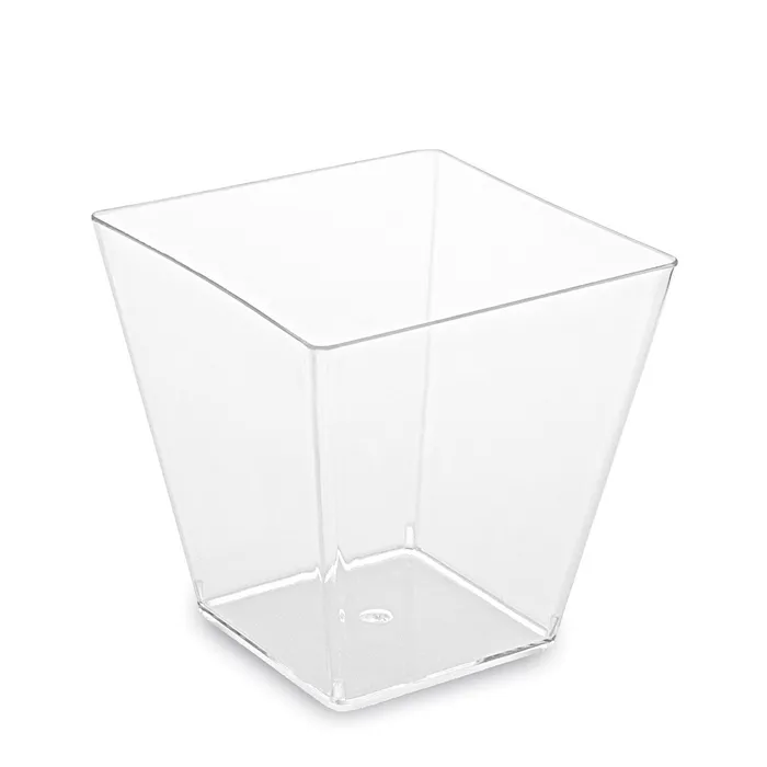 Hlavný obrázok produktu Fingerfood kelímek hranatý, čirý 7,2 x 7,2 x 7,2 cm - 230 ml [20 ks]
