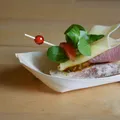 Ďalší obrázok produktu Fingerfood miska drevená, lodička 16,5 x 8,5 cm [100 ks]