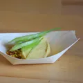 Ďalší obrázok produktu Fingerfood miska drevená, lodička 9 x 6 cm [100 ks]
