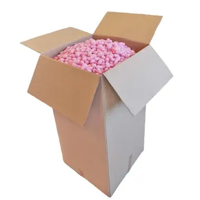 Fixačné výplňové telieska In BOX chips BIO, 250 litrov, v škatuli, ružové