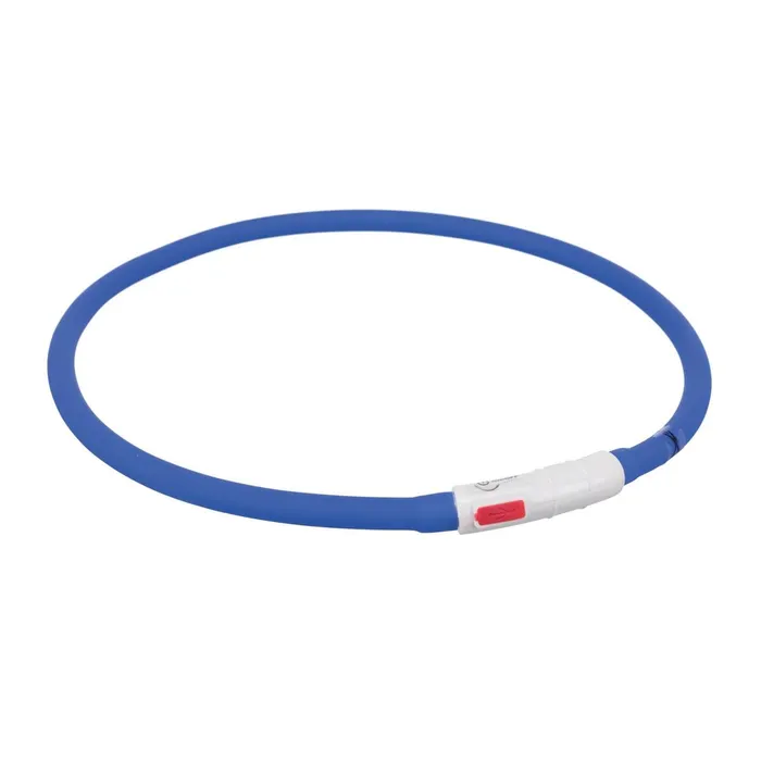 Hlavný obrázok produktu Flash USB svítící obojek XS-XL 70 cm / 10 mm, - královská modrá