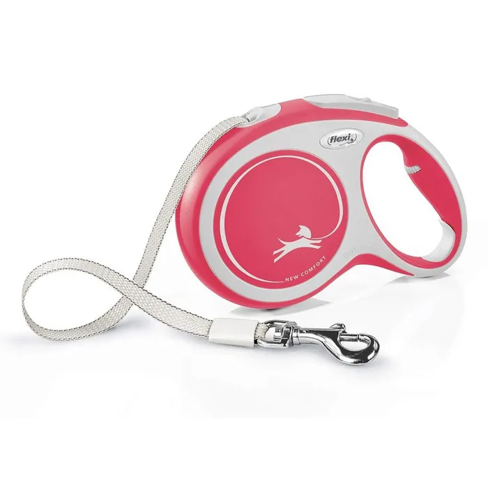 Hlavný obrázok produktu Flexi New Comfort L pásek 5 m, max. 60 kg, červená