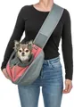 Ďalší obrázok produktu Predné nosítko/taška Front Sling Carrier, 50 x 25 x 18 cm, ružová/šedá (max. 5 kg)