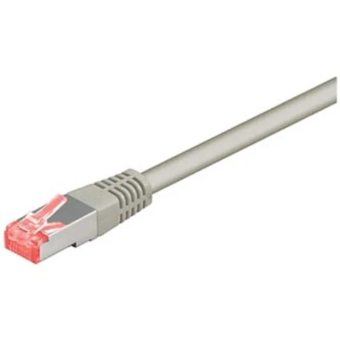 Hlavný obrázok produktu FTP patchcord, Cat.6, RJ45 M-5m, stíněný, LSOH, šedý, economy