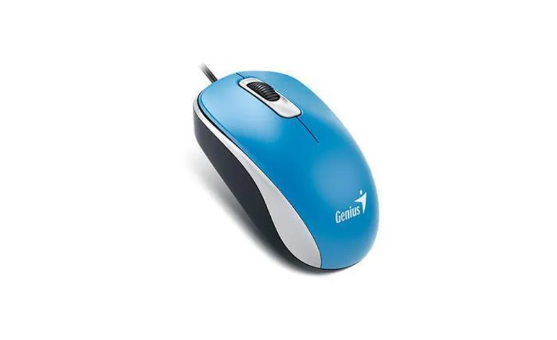 Hlavný obrázok produktu Genius Myš DX-120, 1200DPI, optická, 3tl., 1 kolečko, drátová USB, modrá, klasická