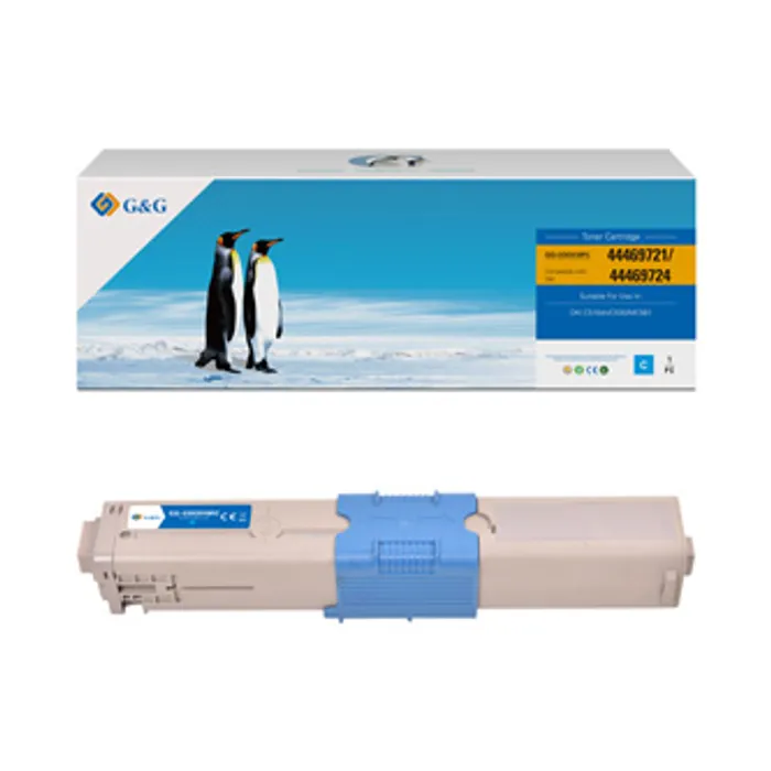 Hlavný obrázok produktu G&G kompatibilní toner s 44469724, cyan, 5000str., NT-COC510FC, pro OKI C510, 530, N