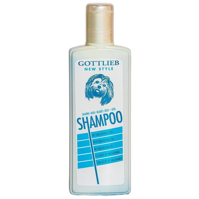Hlavný obrázok produktu Gottlieb Blue šampon 300ml - vybělující s makadamovým olejem