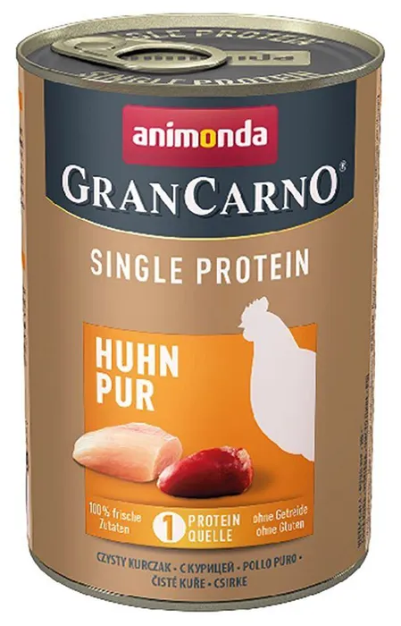 Hlavný obrázok produktu GRANCARNO Single Protein 400 g čisté kuřecí, konzerva pro psy